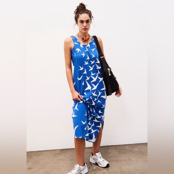 FP Movement Hot Shot Twist Back Printed Maxi Dress - Picture 3 of 4